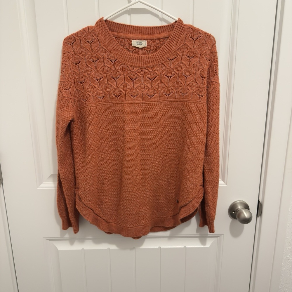 Fat Face Women's Orange Tunic Sweater Size 6
